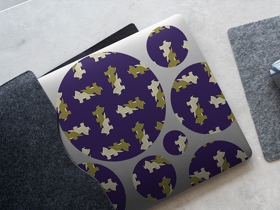 triceratops geometry dinosaur DIY Laptop Stickers