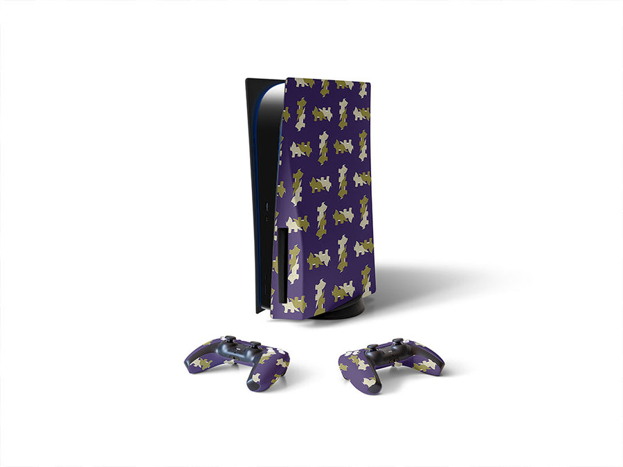 triceratops geometry dinosaur Sony PS5 DIY Skin