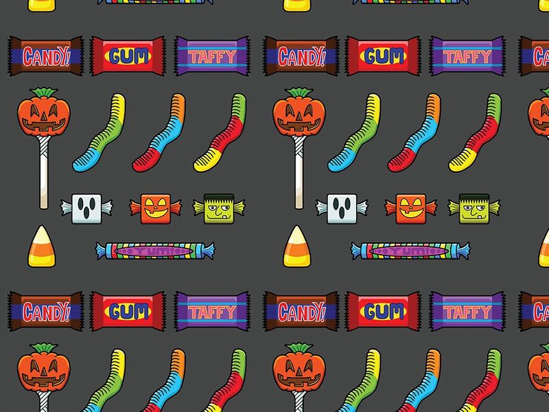 Trick Or Treat Halloween Vinyl Wrap Pattern~Rwraps Series 914 Digitally Printed Vinyl Wrap~0