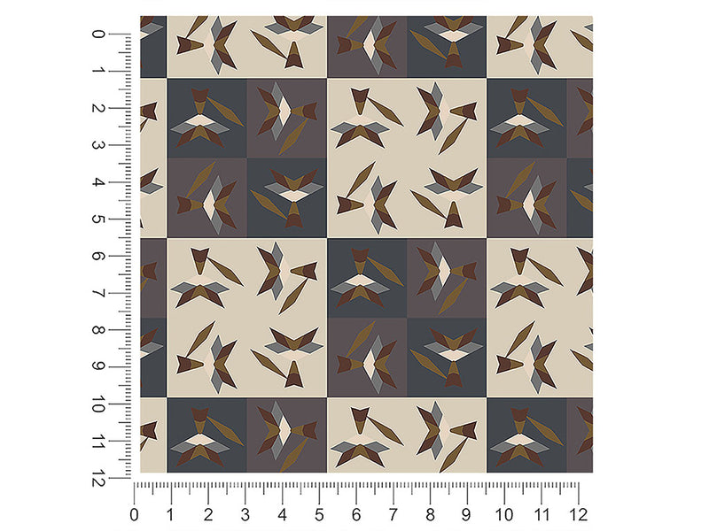 tricky foxes mosaic 1ft x 1ft Craft Sheets