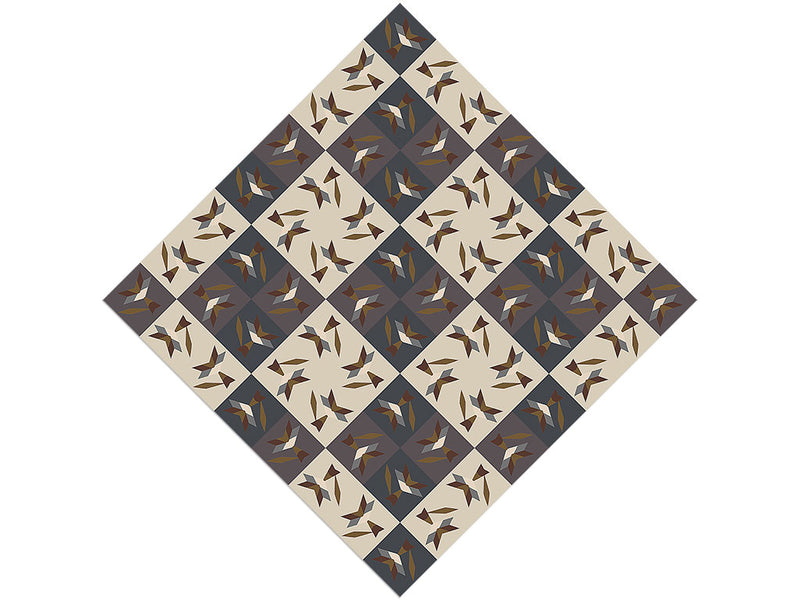 Tricky Foxes Mosaic Vinyl Wrap Pattern