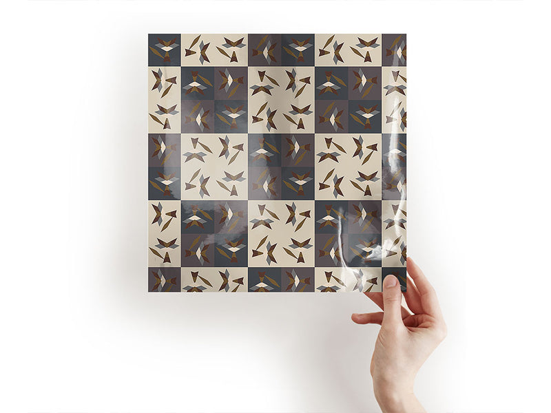 tricky foxes mosaic Craft Sheets