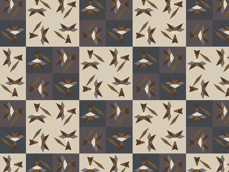 Tricky Foxes Mosaic Vinyl Wrap Pattern~Rwraps Series 914 Digitally Printed Vinyl Wrap~0
