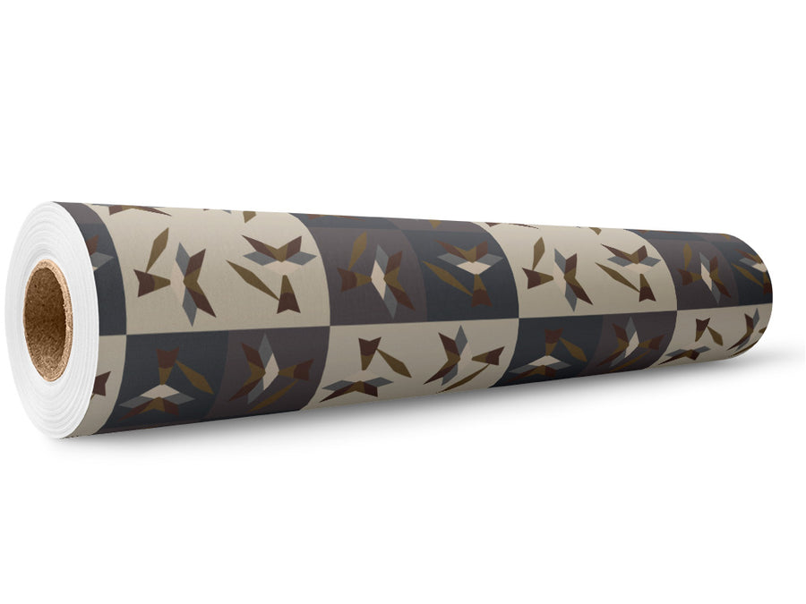 Tricky Foxes Mosaic Wrap Film Wholesale Roll~Rwraps Series 914 Digitally Printed Vinyl Roll~5