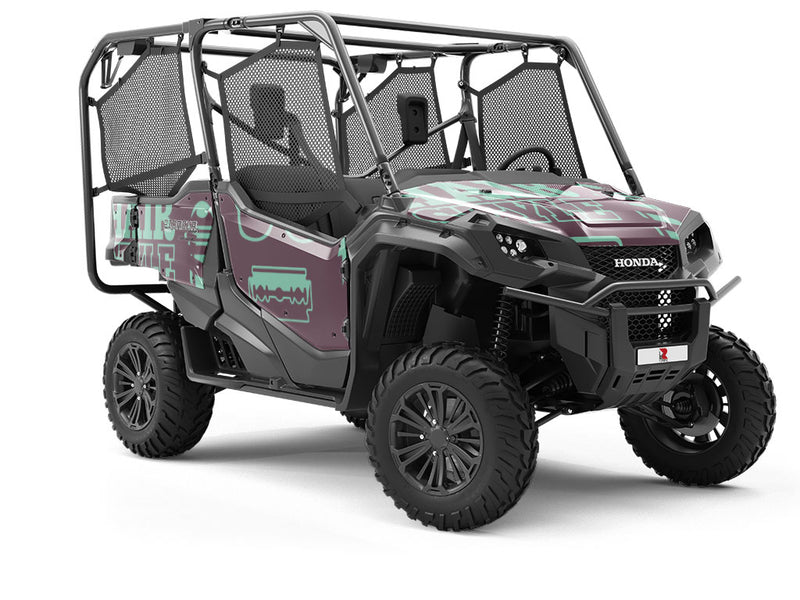 Trim Up Barber Utility Vehicle Vinyl Wrap