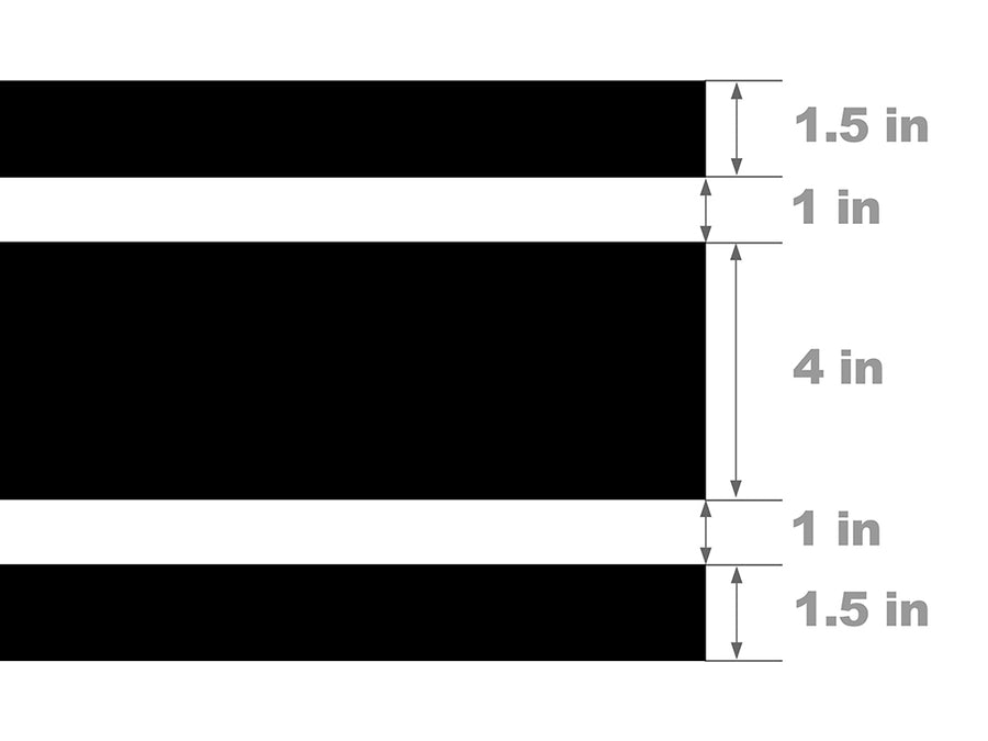 Triple Threat Fender Hash Mark Width Diagram