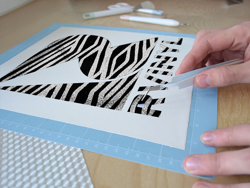 tron zebra animal print Easy Weed Craft Vinyl