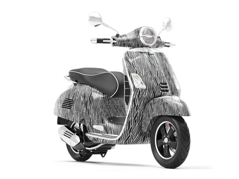 Tron Zebra Vespa Scooter Wrap Film