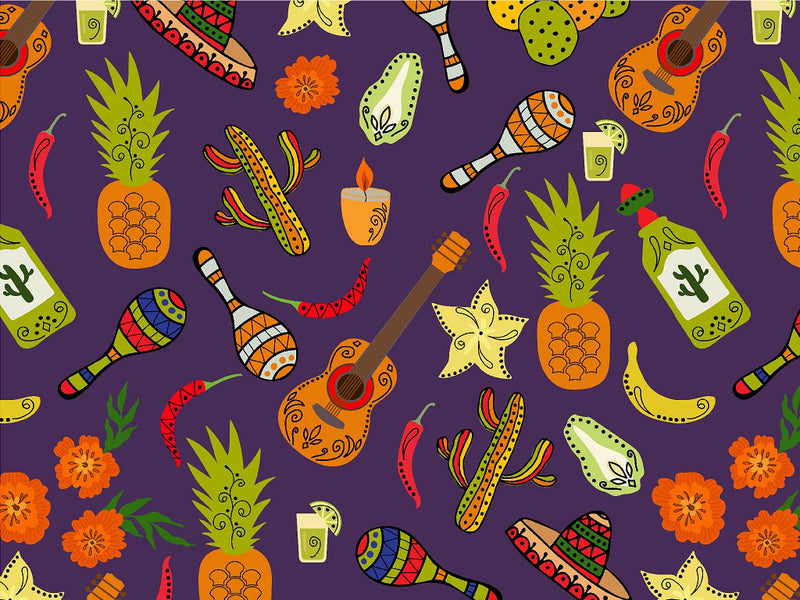 Tropical Celebrations Day of the Dead Vinyl Wrap Pattern~Rwraps Series 914 Digitally Printed Vinyl Wrap~0