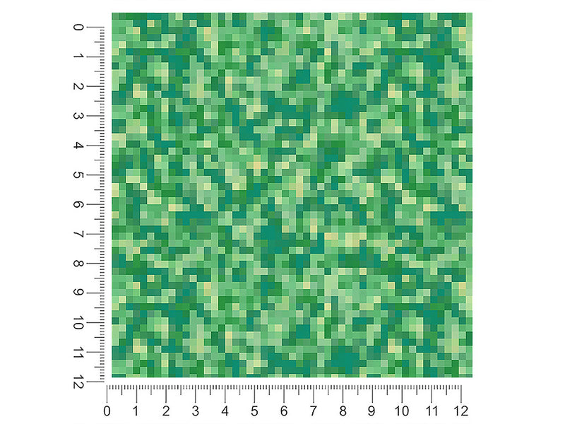 tropical rainforest pixel 1ft x 1ft Craft Sheets