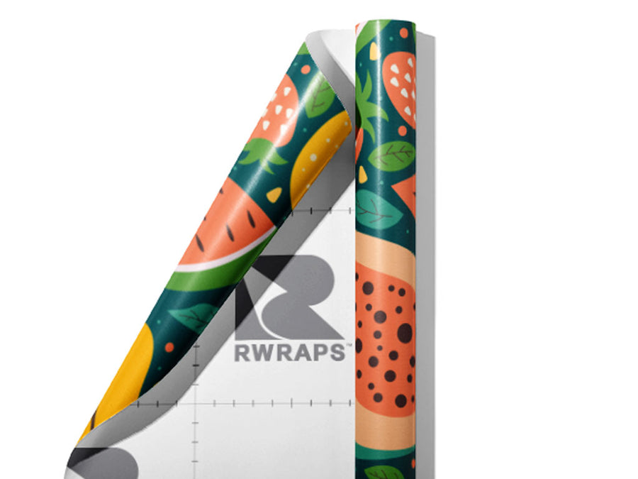 Tropical Tastes Fruit Wrap Film Sheets~Rwraps Series 914 Tropical Tastes Fruit Scrolled Sheet~3