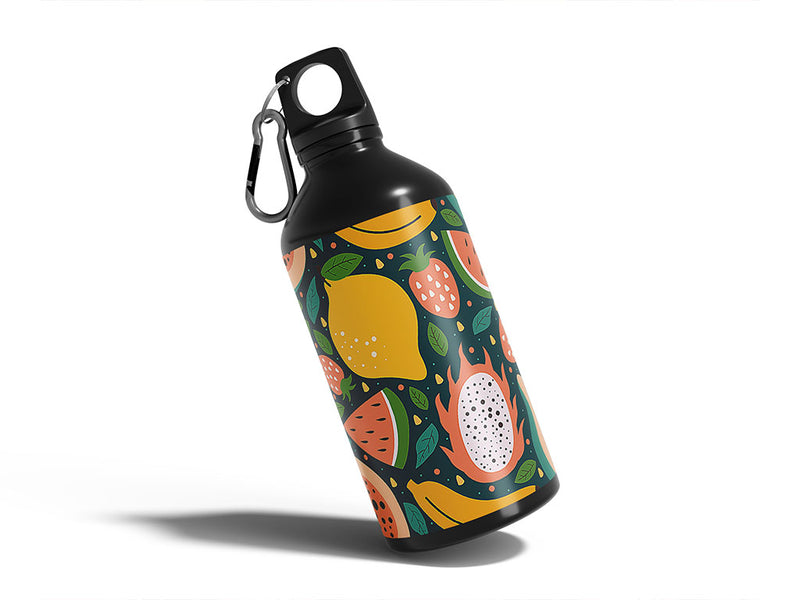 tropical tastes fruit Water Bottle DIY Stickers