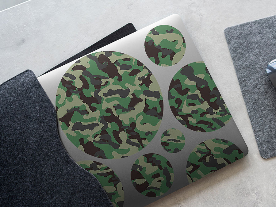 tropical thunder camouflage DIY Laptop Stickers