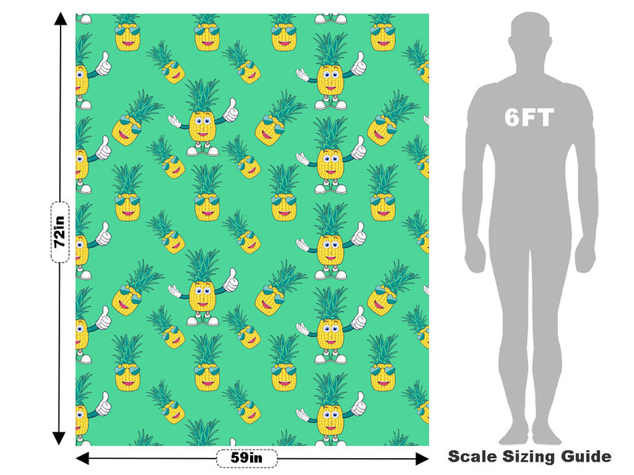 Tropical Times Fruit Vehicle Wrap Scale~Rwraps Series 914 Tropical Times Fruit Measurements~1