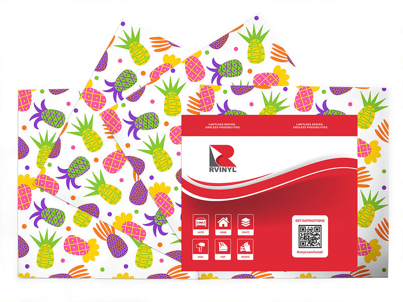 tropical treats fruit Craft Vinyl Sheet Pack
