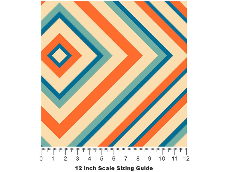 True Connection Retro Vinyl Film Pattern Size 12 inch Scale~Rwraps True Connection Retro Sizing Chart~2