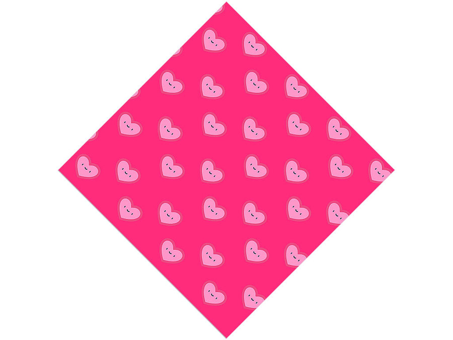 True Contentment Heart Vinyl Wrap Pattern