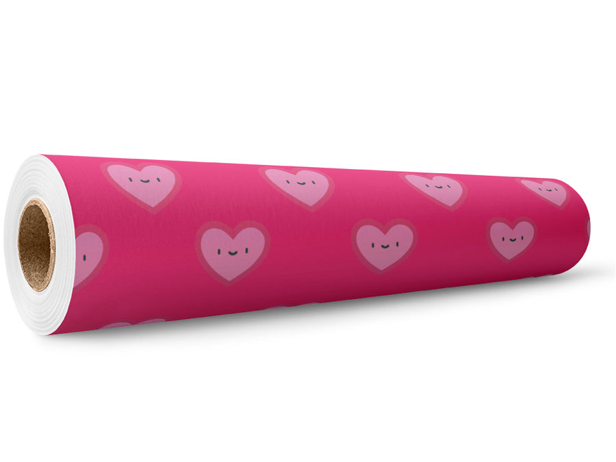 True Contentment Heart Wrap Film Wholesale Roll~Rwraps Series 914 Digitally Printed Vinyl Roll~5