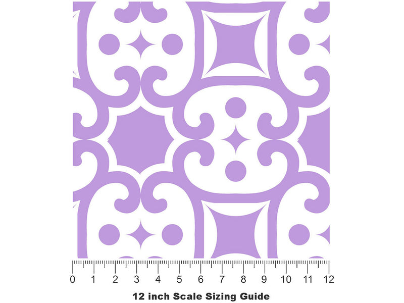 True Hero Abstract Vinyl Film Pattern Size 12 inch Scale~Rwraps True Hero Abstract Sizing Chart~2
