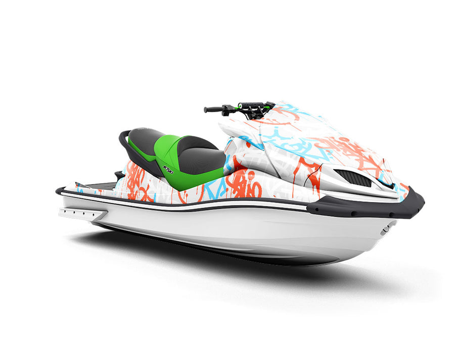 True Style Graffiti Jet Ski Vinyl Customized Wrap