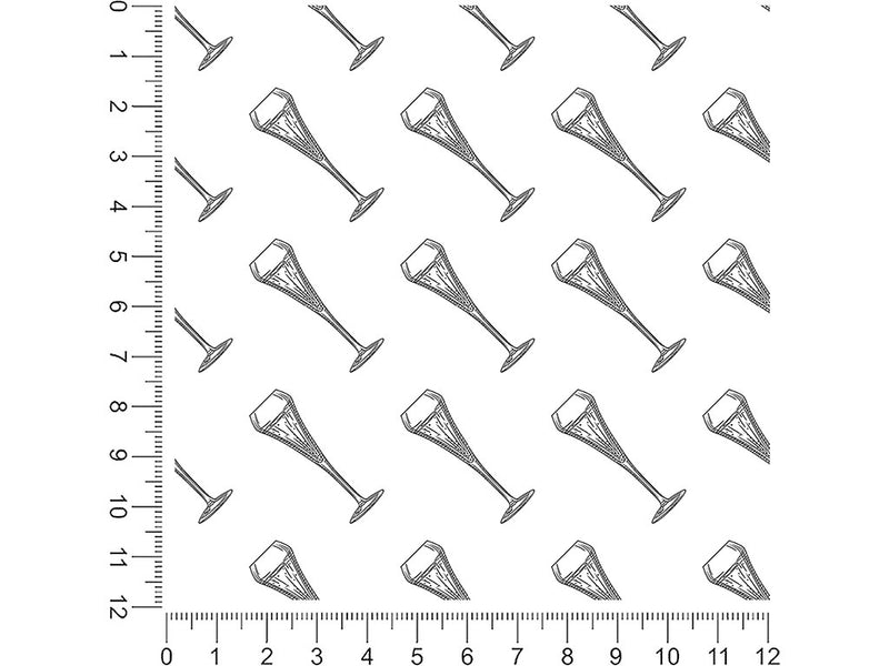 tulip glass alcohol 1ft x 1ft Craft Sheets