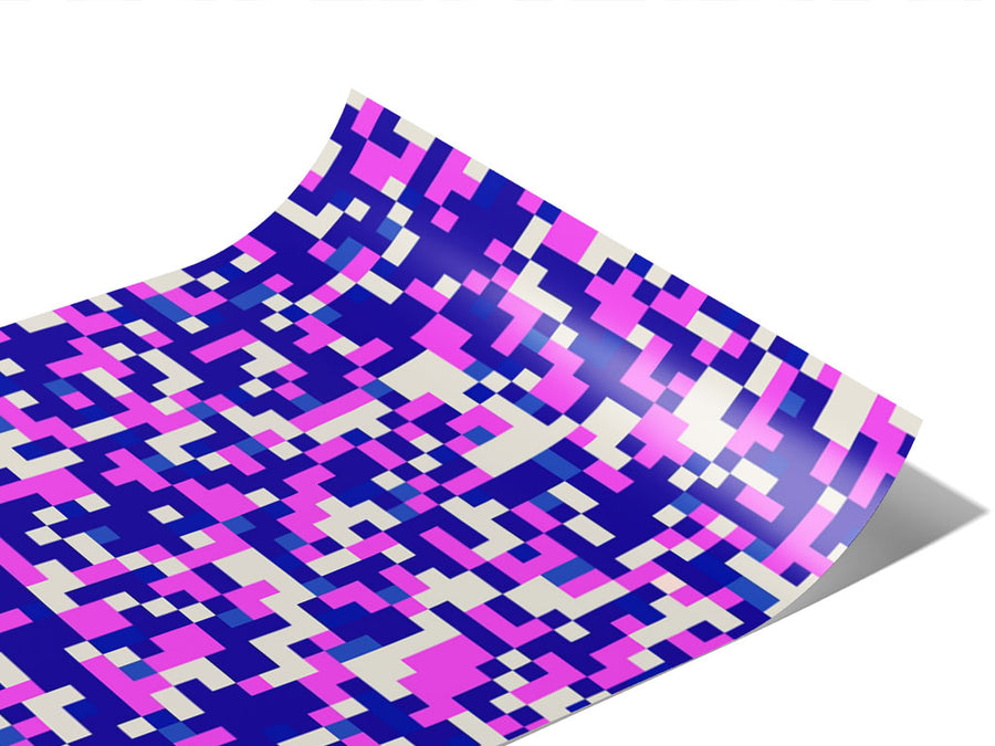 Turning Violet Pixel Vinyl Wraps~Rwraps Series 914 Digitally Printed Vinyl Wrap~0