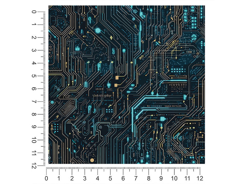 Turquoise Terabyte Technology Vehicle Wrap Scale~Rwraps Series 914 Turquoise Terabyte Technology Measurements~2