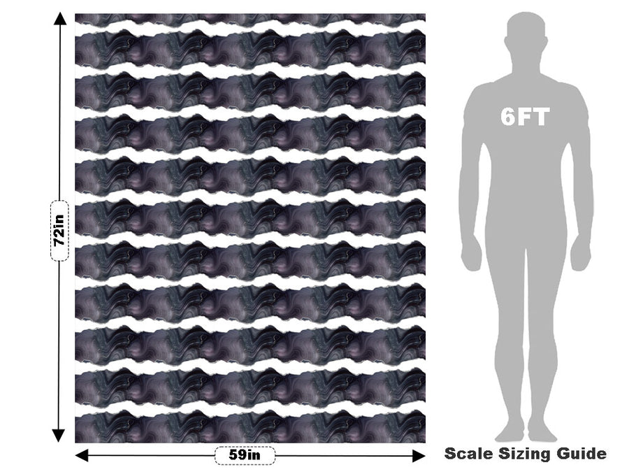 Turritella Fossil Gemstone Vehicle Wrap Scale~Rwraps Series 914 Turritella Fossil Gemstone Measurements~1