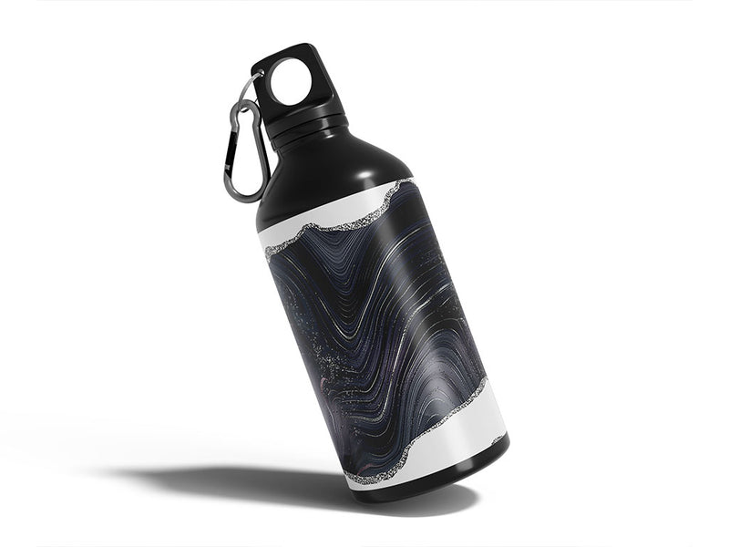 turritella fossil gemstone films Water Bottle DIY Stickers