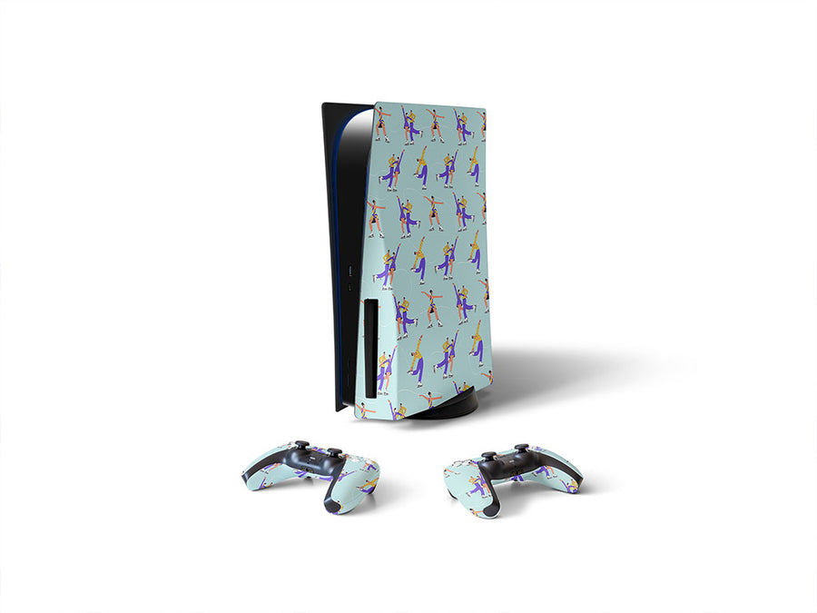 twin figures sport Sony PS5 DIY Skin