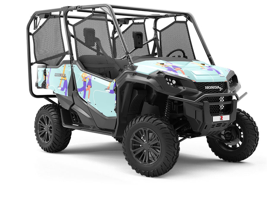 Twin Figures Sport Utility Vehicle Vinyl Wrap
