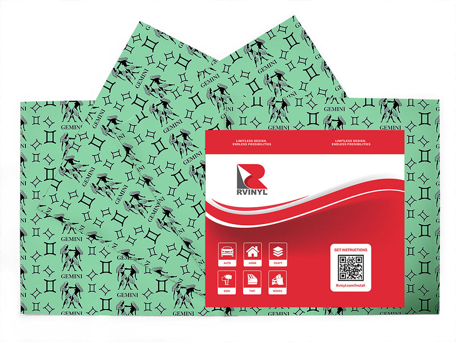 twin parallels astrology Craft Vinyl Sheet Pack