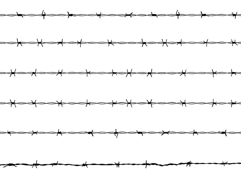 Twisted Burneli Barbed Wire Vinyl Wrap Pattern~Rwraps Series 914 Digitally Printed Vinyl Wrap~0