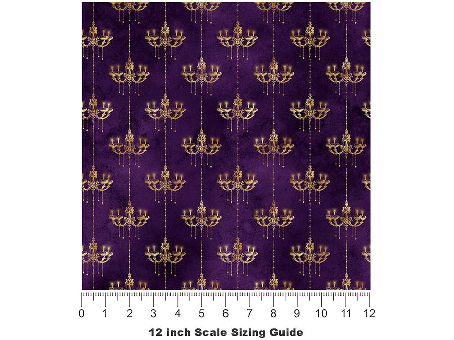 Twisted Chandelier Witch Vinyl Film Pattern Size 12 inch Scale~Rwraps Twisted Chandelier Witch Sizing Chart~2