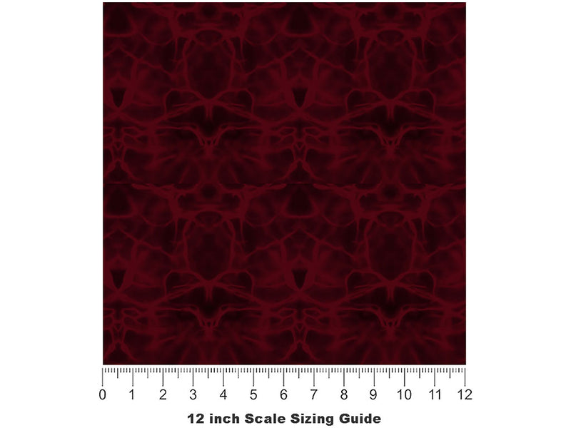 Twisted Romance Vampire Vinyl Film Pattern Size 12 inch Scale~Rwraps Twisted Romance Vampire Sizing Chart~2
