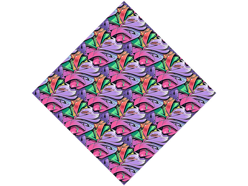 Twisted Sister Graffiti Vinyl Wrap Pattern