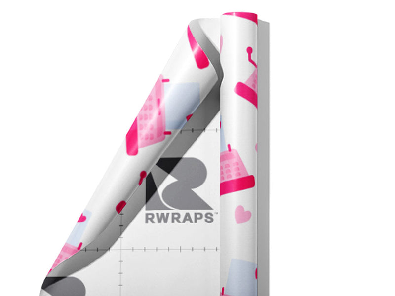 Typewriter Love Hobby Wrap Film Sheets~Rwraps Series 914 Typewriter Love Hobby Scrolled Sheet~3