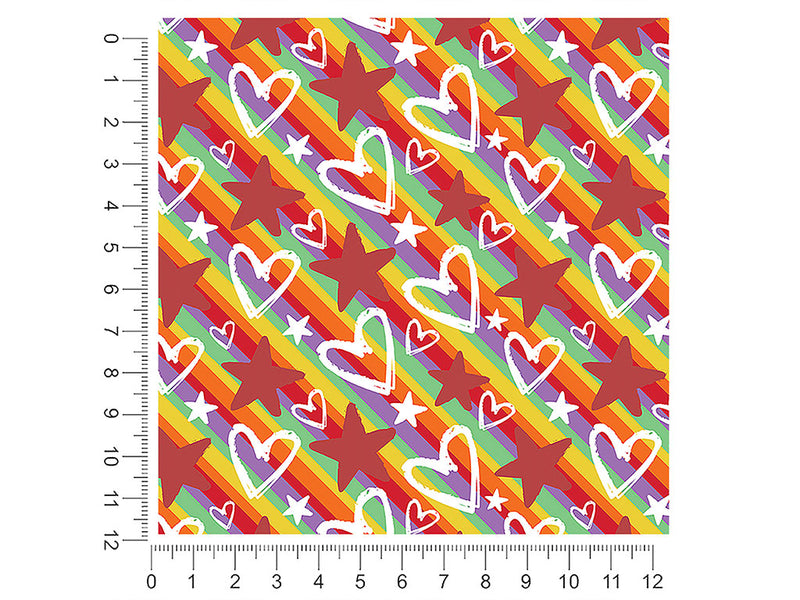 ultimate rapture heart 1ft x 1ft Craft Sheets
