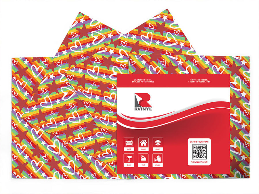 ultimate rapture heart Craft Vinyl Sheet Pack