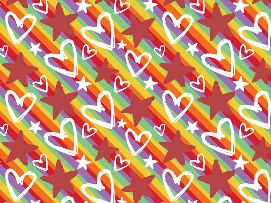 Ultimate Rapture Heart Vinyl Wrap Pattern~Rwraps Series 914 Digitally Printed Vinyl Wrap~0