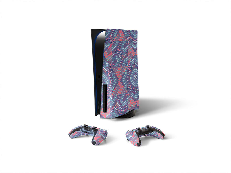 ultra violet mosaic Sony PS5 DIY Skin