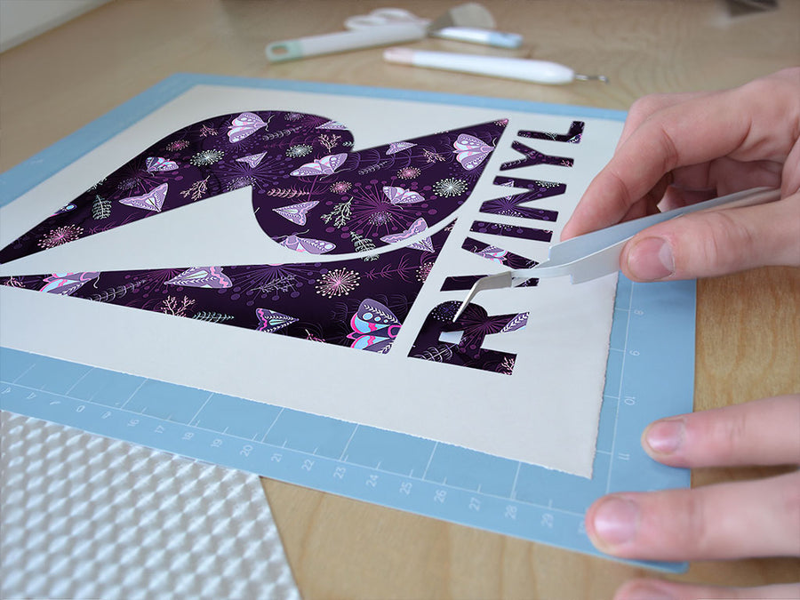 ultraviolet fantasy bug Easy Weed Craft Vinyl