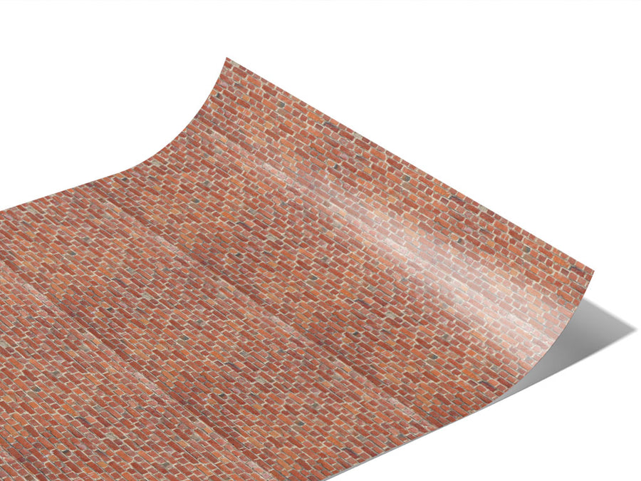 Umber Brick Vinyl Wraps~Rwraps Series 914 Digitally Printed Vinyl Wrap~1
