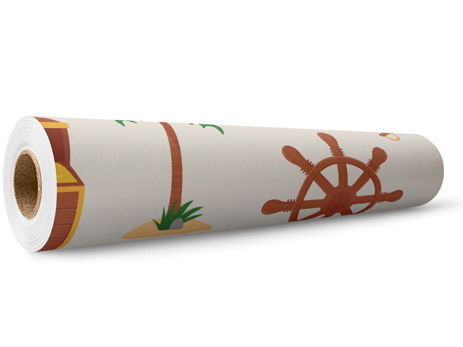 Uncharted Isle Pirate Wrap Film Wholesale Roll~Rwraps Series 914 Digitally Printed Vinyl Roll~5