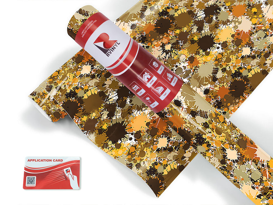 under attack paint splatter Craft Vinyl Roll