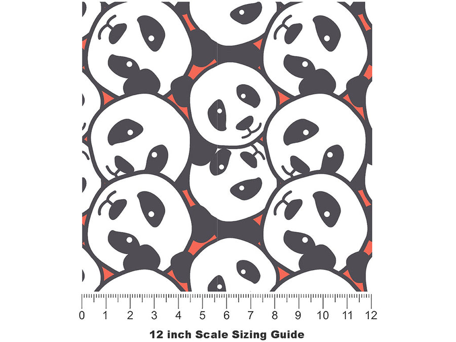 Under Attack Animal Vinyl Film Pattern Size 12 inch Scale~Rwraps Under Attack Animal Sizing Chart~2