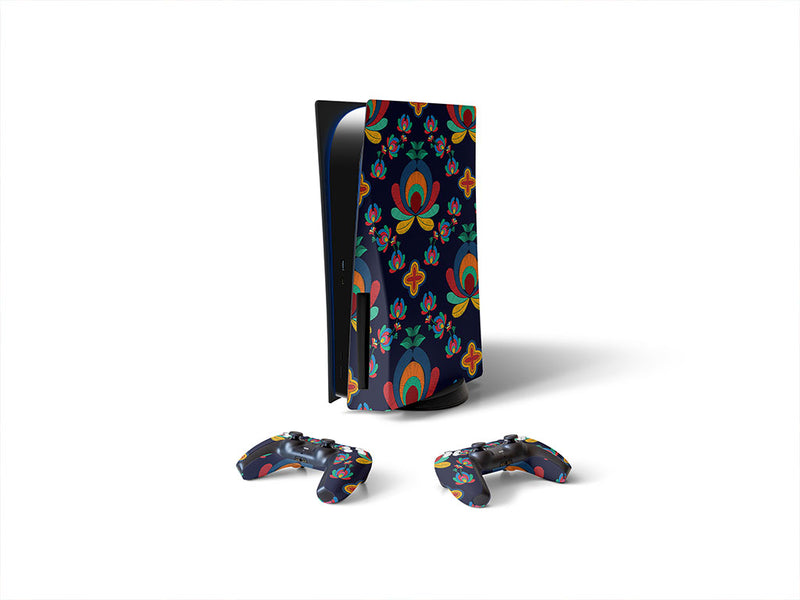 understated lotus mandala Sony PS5 DIY Skin