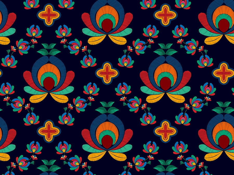 Understated Lotus Mandala Vinyl Wrap Pattern~Rwraps Series 914 Digitally Printed Vinyl Wrap~0