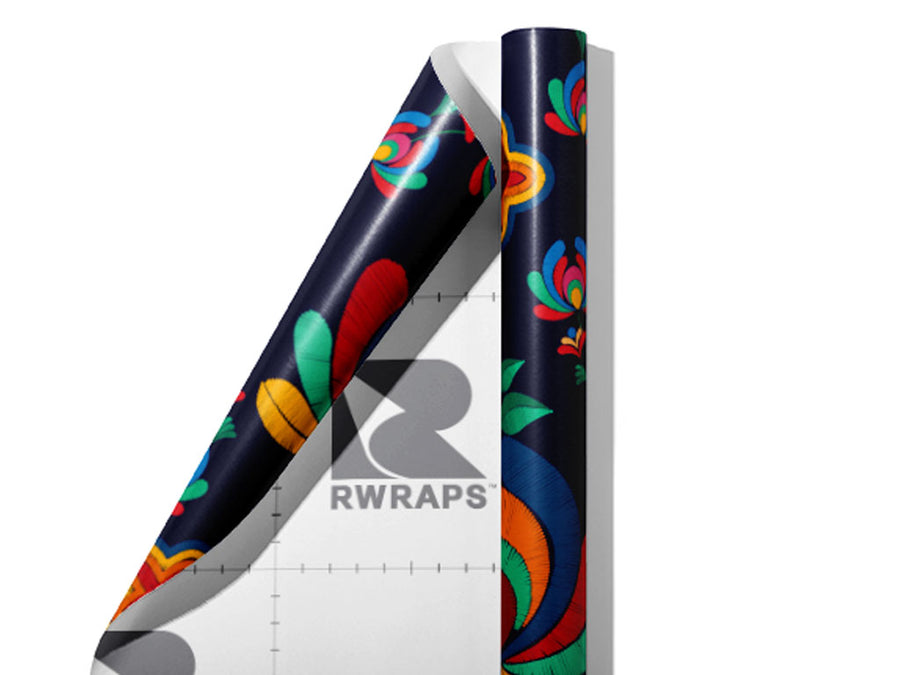 Understated Lotus Mandala Wrap Film Sheets~Rwraps Series 914 Understated Lotus Mandala Scrolled Sheet~3