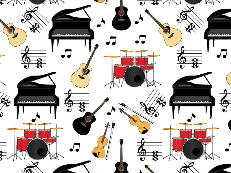 Unplugged Cover Music Vinyl Wrap Pattern~Rwraps Series 914 Digitally Printed Vinyl Wrap~0